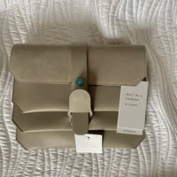 NWT Senreve Mixed Crossbody Bag in Pebbled Sand